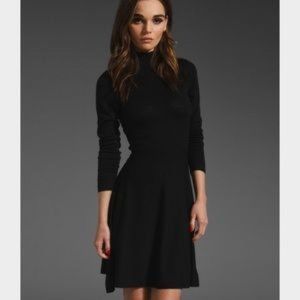 Theory Black Long Sleeve Dress
